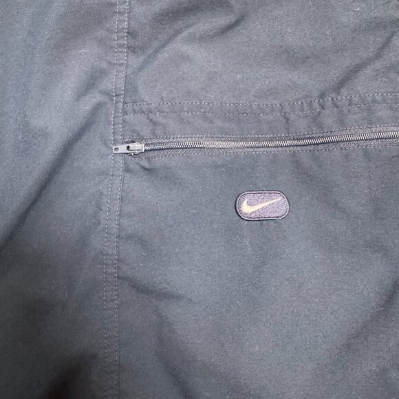 Nike Shorts Mens XXL Navy Blue Mesh Lined Swim Trunks Zip Pockets - Picture 12 of 12